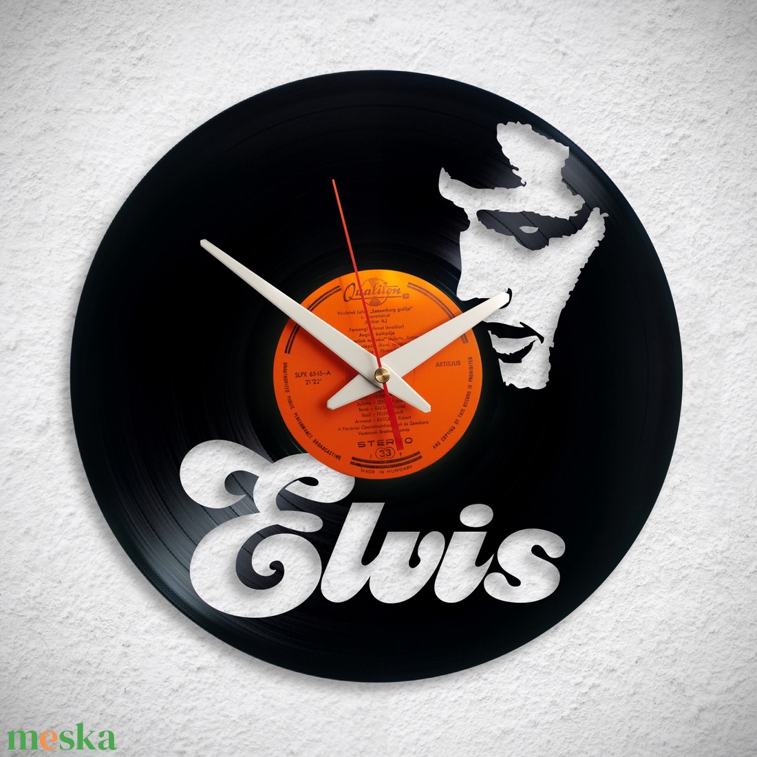 Elvis Presley No2 - Bakelit falióra - otthon & életmód - dekoráció - fali és függő dekoráció - falióra & óra - Meska.hu Elvis Presley No2 - Bakelit falióra - otthon & életmód - dekoráció - fali és függő dekoráció - falióra & óra - Meska.hu