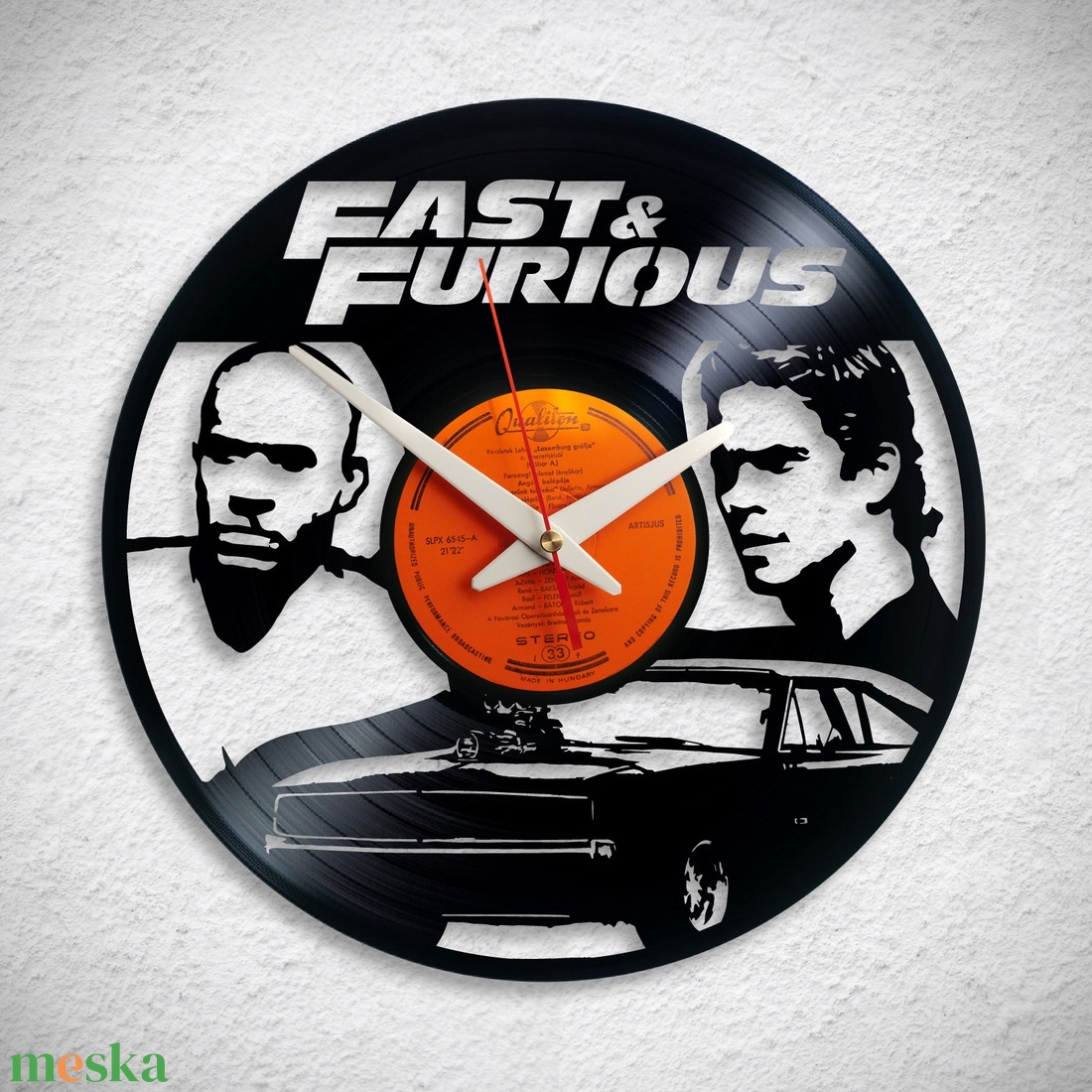 Fast And Furios - Bakelit falióra - otthon & életmód - dekoráció - fali és függő dekoráció - falióra & óra - Meska.hu Fast And Furios - Bakelit falióra - otthon & életmód - dekoráció - fali és függő dekoráció - falióra & óra - Meska.hu