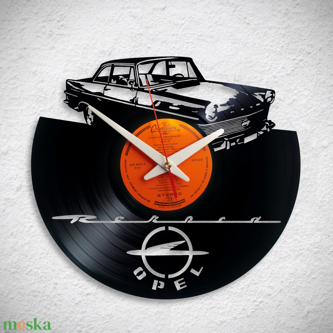 Opel Record - Bakelit falióra - otthon & lakás - dekoráció - fali és függő dekoráció - falióra & óra - Meska.hu