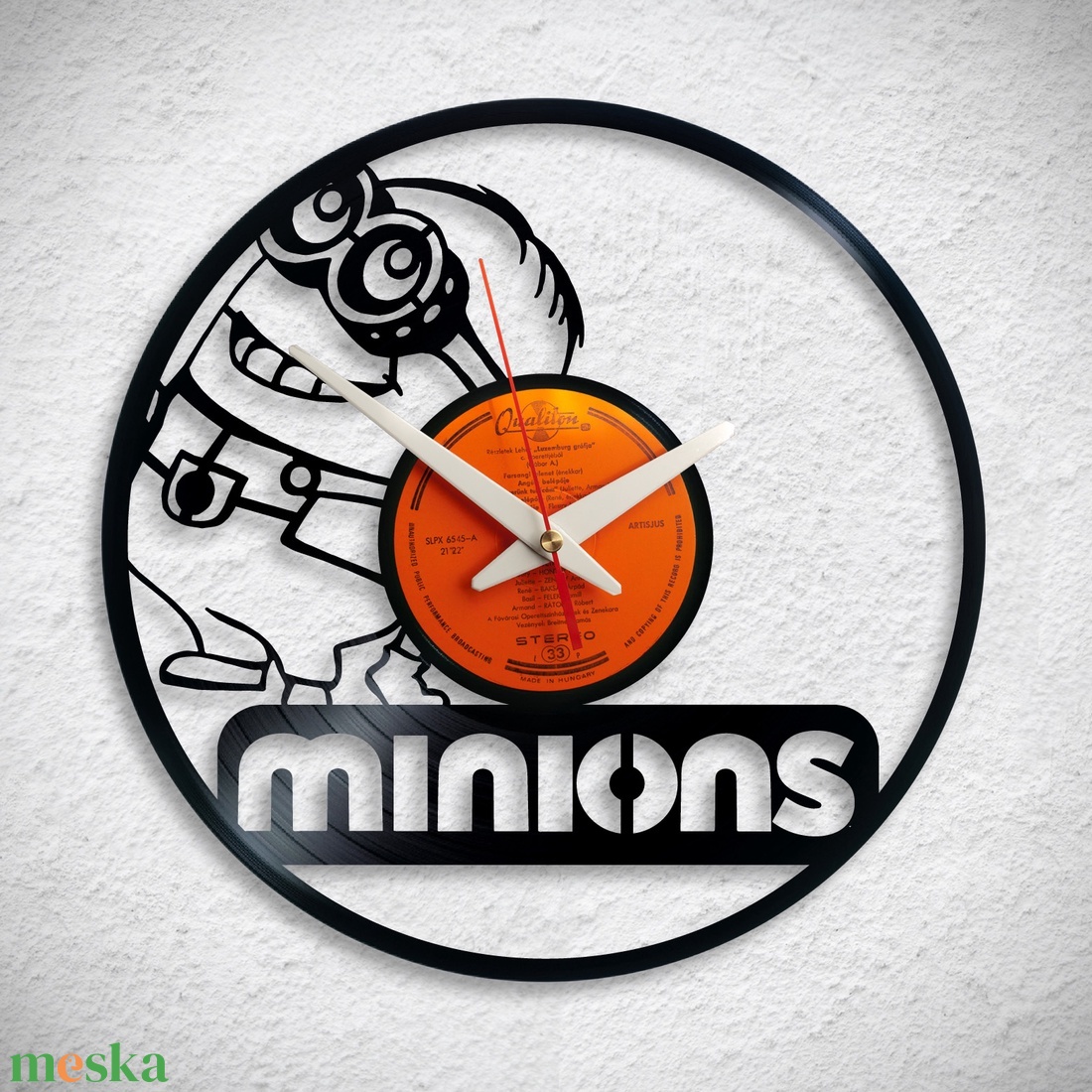 Minions - Bakelit falióra - otthon & életmód - dekoráció - fali és függő dekoráció - falióra & óra - Meska.hu Minions - Bakelit falióra - otthon & életmód - dekoráció - fali és függő dekoráció - falióra & óra - Meska.hu