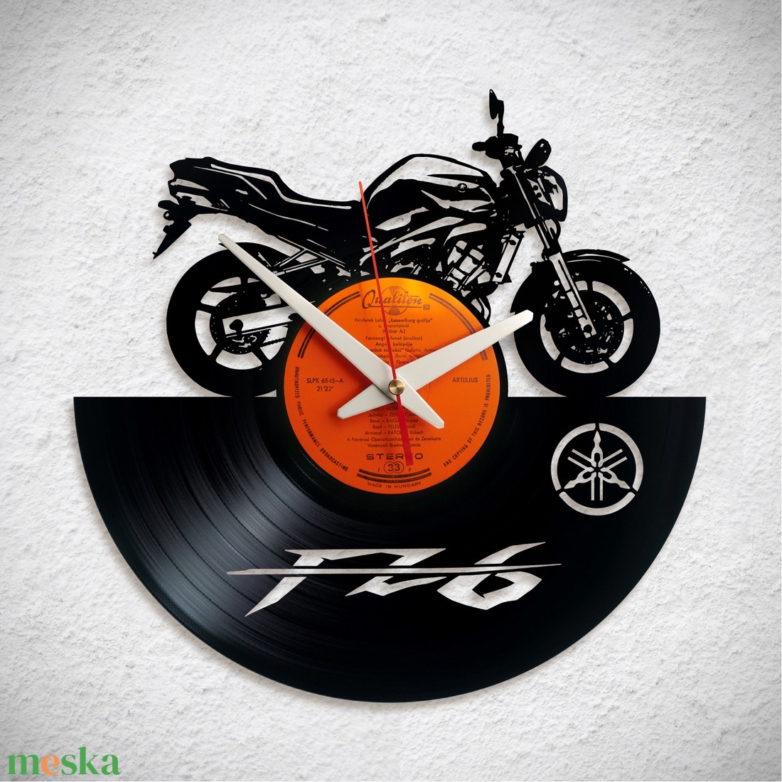 Yamaha FZ6 N - Bakelit falióra - otthon & életmód - dekoráció - fali és függő dekoráció - falióra & óra - Meska.hu Yamaha FZ6 N - Bakelit falióra - otthon & életmód - dekoráció - fali és függő dekoráció - falióra & óra - Meska.hu