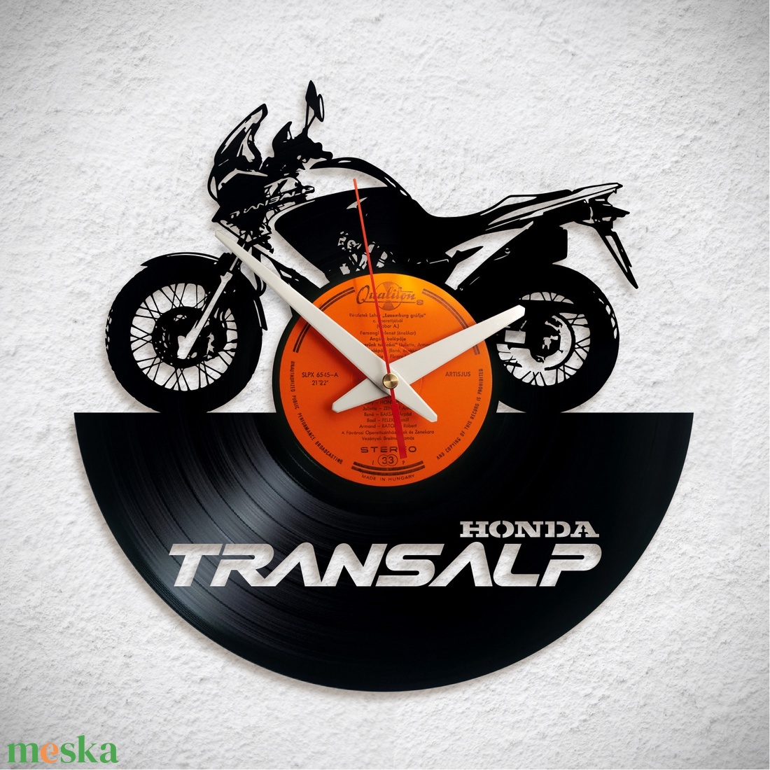 Honda Transalp motor - Bakelit falióra - otthon & életmód - dekoráció - fali és függő dekoráció - falióra & óra - Meska.hu Honda Transalp motor - Bakelit falióra - otthon & életmód - dekoráció - fali és függő dekoráció - falióra & óra - Meska.hu