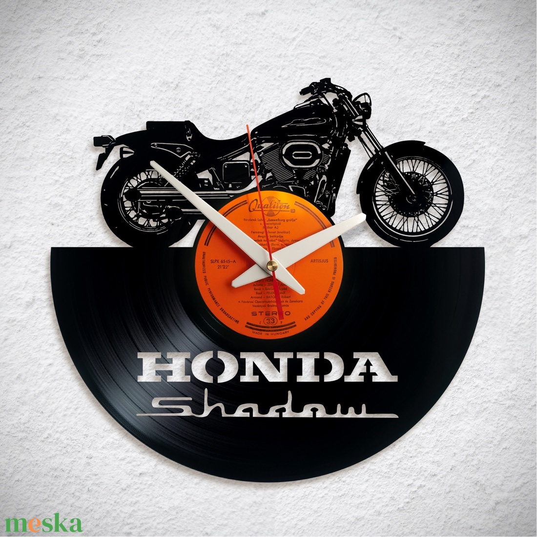 Honda Shadow - Bakelit falióra - otthon & lakás - dekoráció - fali és függő dekoráció - falióra & óra - Meska.hu