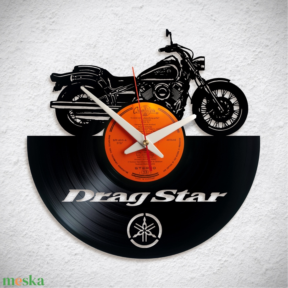 Yamaha Drag Star No2 - Bakelit falióra - otthon & életmód - dekoráció - fali és függő dekoráció - falióra & óra - Meska.hu Yamaha Drag Star No2 - Bakelit falióra - otthon & életmód - dekoráció - fali és függő dekoráció - falióra & óra - Meska.hu