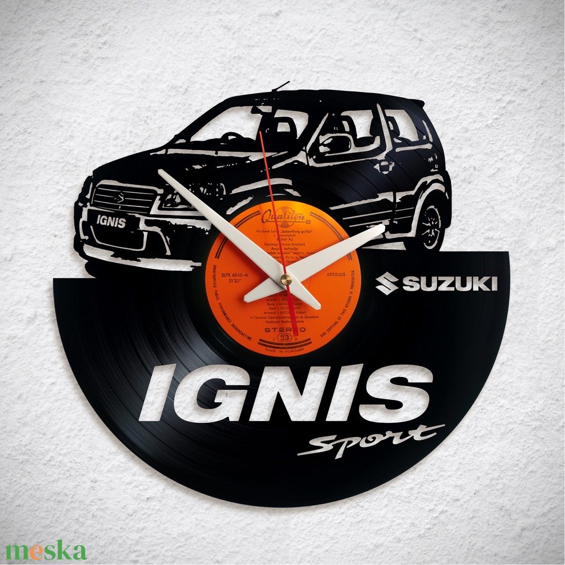 Suzuki Ignis Sport  - Bakelit falióra - otthon & lakás - dekoráció - fali és függő dekoráció - falióra & óra - Meska.hu