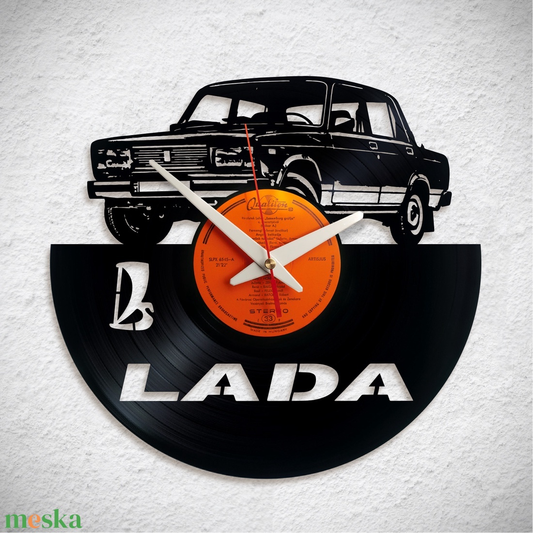 Lada Zsiguli  2105 - Bakelit falióra - otthon & lakás - dekoráció - fali és függő dekoráció - falióra & óra - Meska.hu