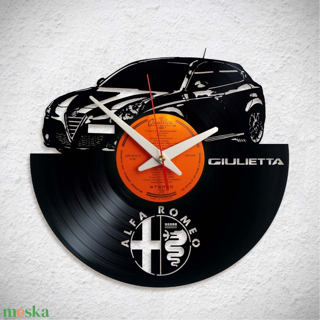 Alfa Romeo Giulietta No2 - Bakelit falióra - otthon & életmód - dekoráció - fali és függő dekoráció - falióra & óra - Meska.hu Alfa Romeo Giulietta No2 - Bakelit falióra - otthon & életmód - dekoráció - fali és függő dekoráció - falióra & óra - Meska.hu