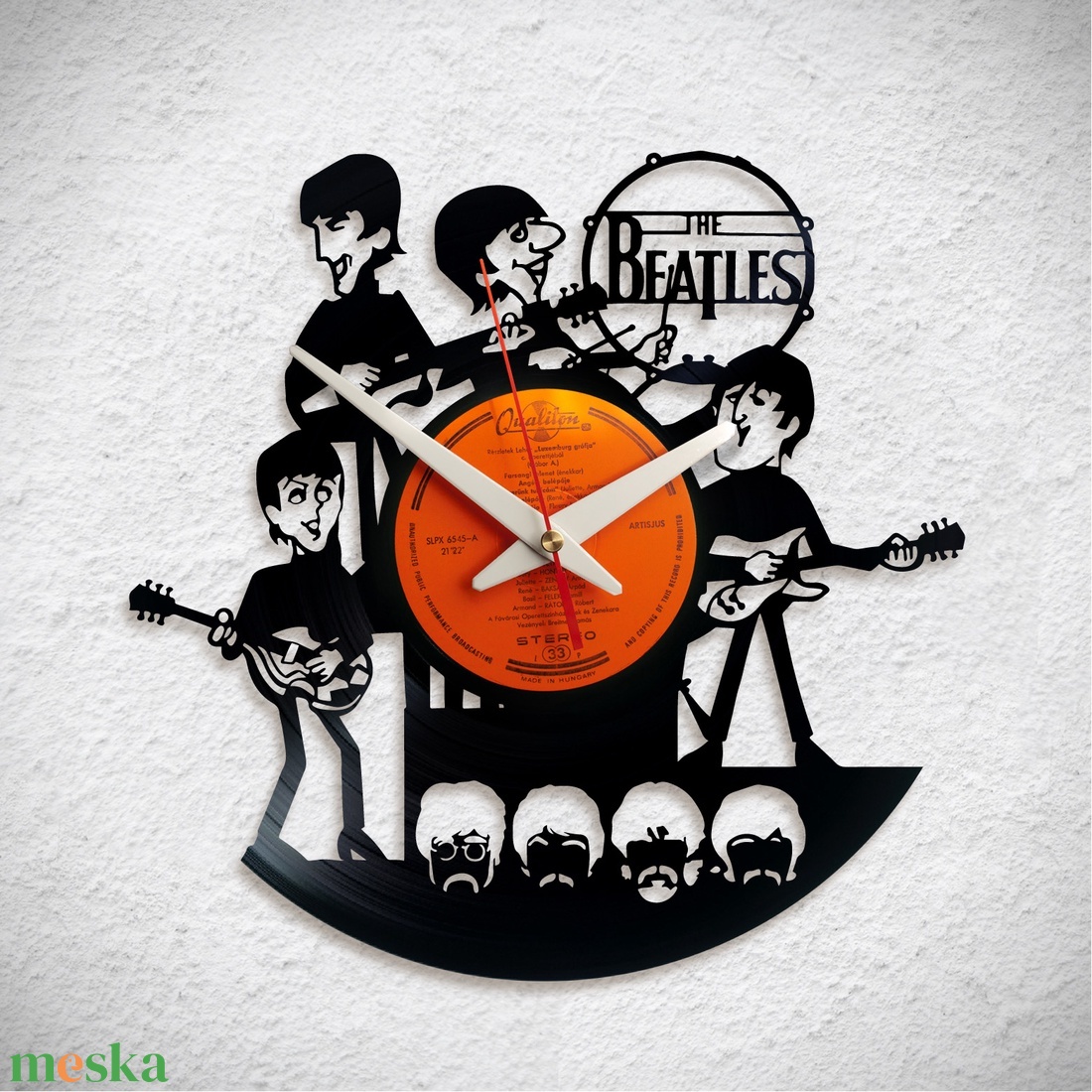 Beatles No4 - Bakelit falióra - otthon & életmód - dekoráció - fali és függő dekoráció - falióra & óra - Meska.hu Beatles No4 - Bakelit falióra - otthon & életmód - dekoráció - fali és függő dekoráció - falióra & óra - Meska.hu
