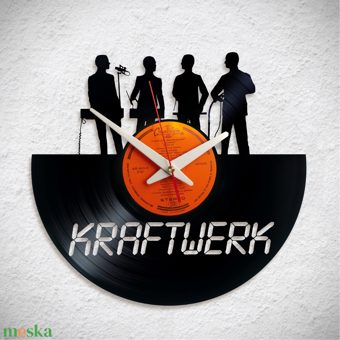 Kraftwerk - Bakelit falióra - otthon & életmód - dekoráció - fali és függő dekoráció - falióra & óra - Meska.hu