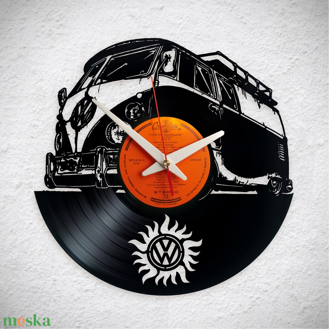 Volkswagen VW T1 - Hippie bus - Bakelit falióra - otthon & életmód - dekoráció - fali és függő dekoráció - falióra & óra - Meska.hu Volkswagen VW T1 - Hippie bus - Bakelit falióra - otthon & életmód - dekoráció - fali és függő dekoráció - falióra & óra - Meska.hu