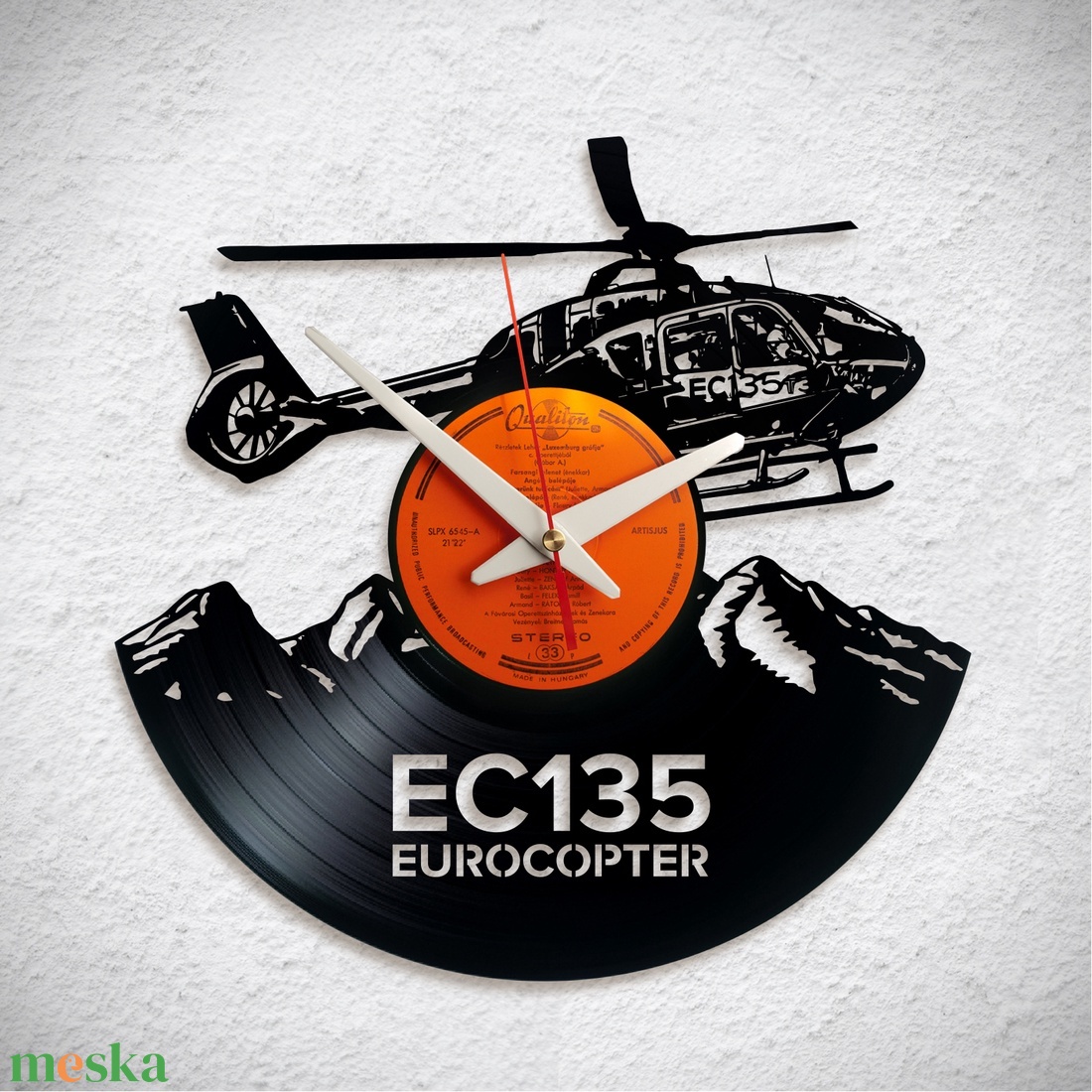 EC135 Helikopter - Eurocopter - Bakelit falióra - otthon & életmód - dekoráció - fali és függő dekoráció - falióra & óra - Meska.hu EC135 Helikopter - Eurocopter - Bakelit falióra - otthon & életmód - dekoráció - fali és függő dekoráció - falióra & óra - Meska.hu