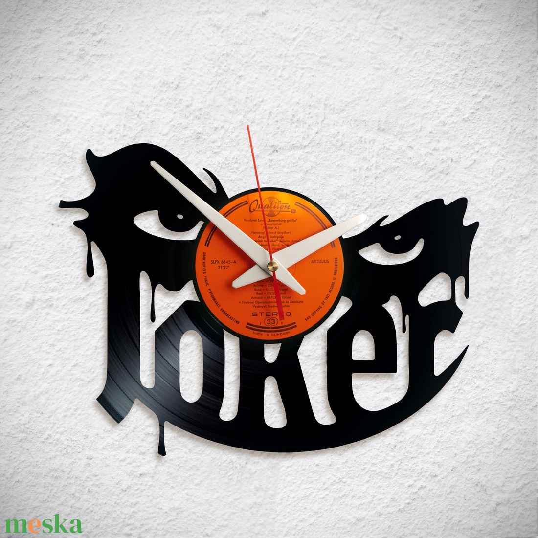 Joker - Bakelit falióra - otthon & életmód - dekoráció - fali és függő dekoráció - falióra & óra - Meska.hu Joker - Bakelit falióra - otthon & életmód - dekoráció - fali és függő dekoráció - falióra & óra - Meska.hu