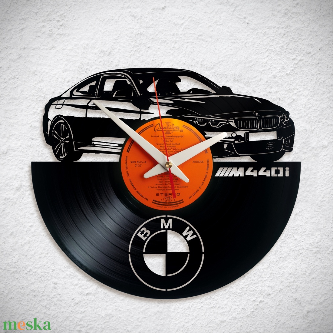 BMW M440i  - Bakelit falióra - otthon & életmód - dekoráció - fali és függő dekoráció - falióra & óra - Meska.hu