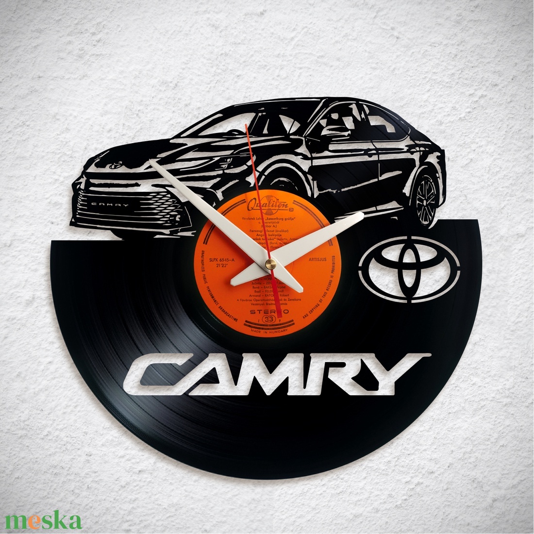 Toyota Camry  - Bakelit falióra - otthon & életmód - dekoráció - fali és függő dekoráció - falióra & óra - Meska.hu