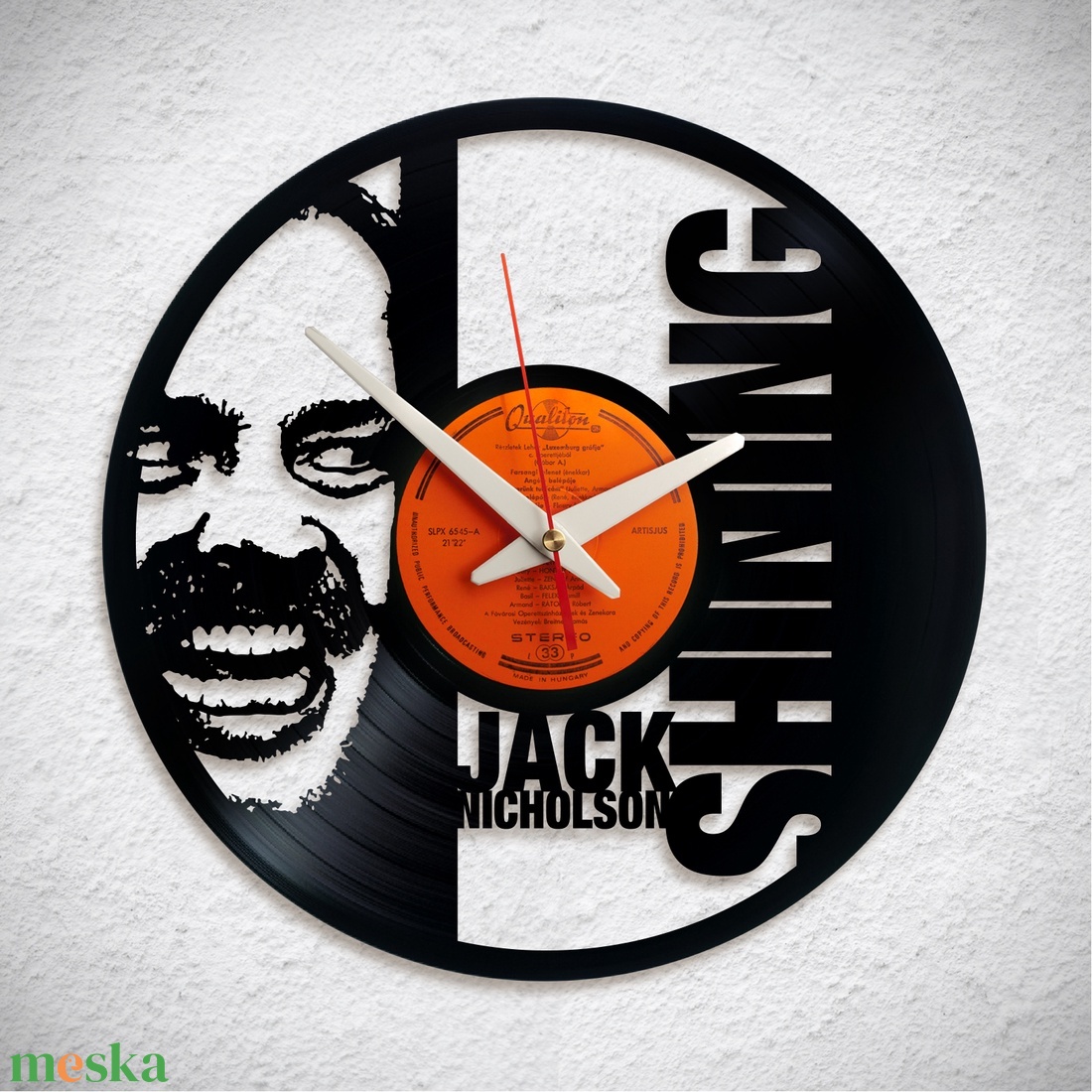 Jack Nicholson - Shining - Bakelit falióra - otthon & életmód - dekoráció - fali és függő dekoráció - falióra & óra - Meska.hu