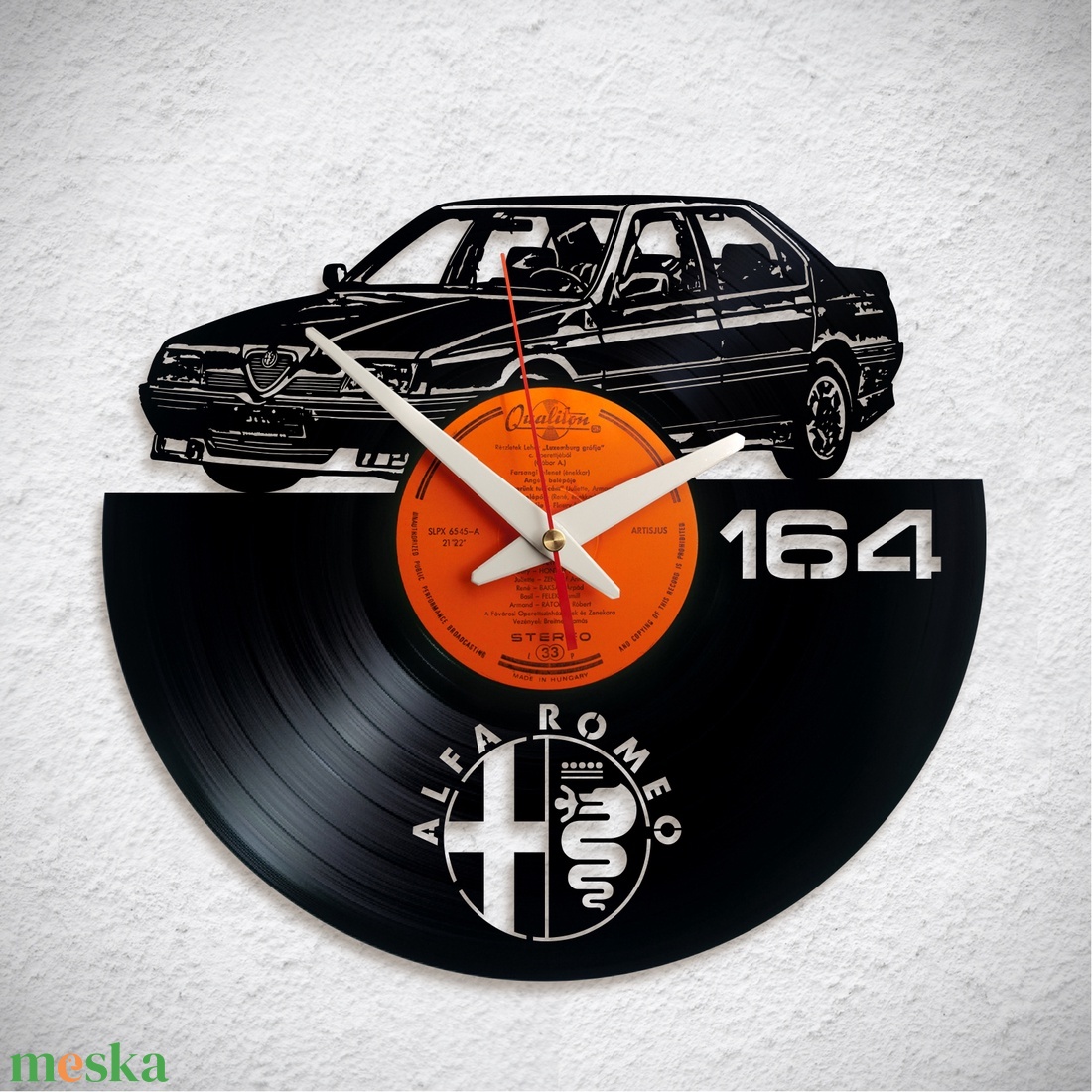 Alfa Romeo 164 - Bakelit falióra - otthon & életmód - dekoráció - fali és függő dekoráció - falióra & óra - Meska.hu