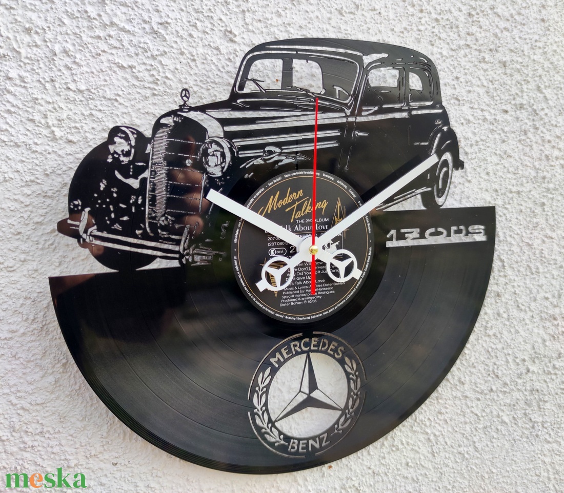 Mercedes 170 ds - Bakelit falióra - otthon & életmód - dekoráció - fali és függő dekoráció - falióra & óra - Meska.hu