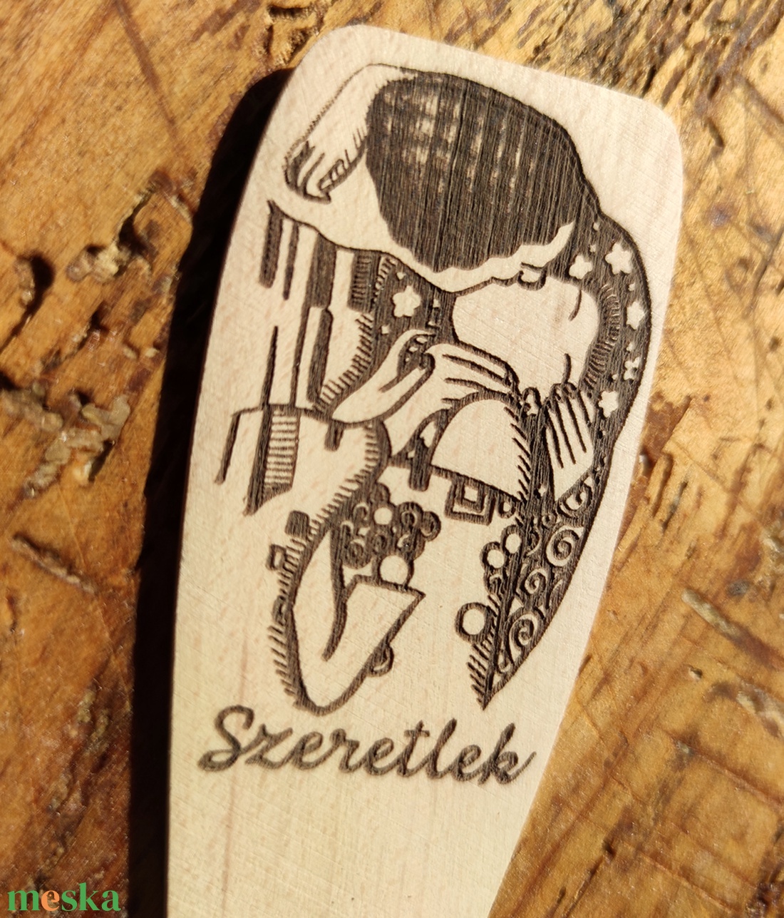 ÚJDONSÁG! Szerelmes, I love You 4 féle � Gravírozott spatula - fakanál - otthon & életmód - ház & kert - bográcsozás, grillezés - Meska.hu