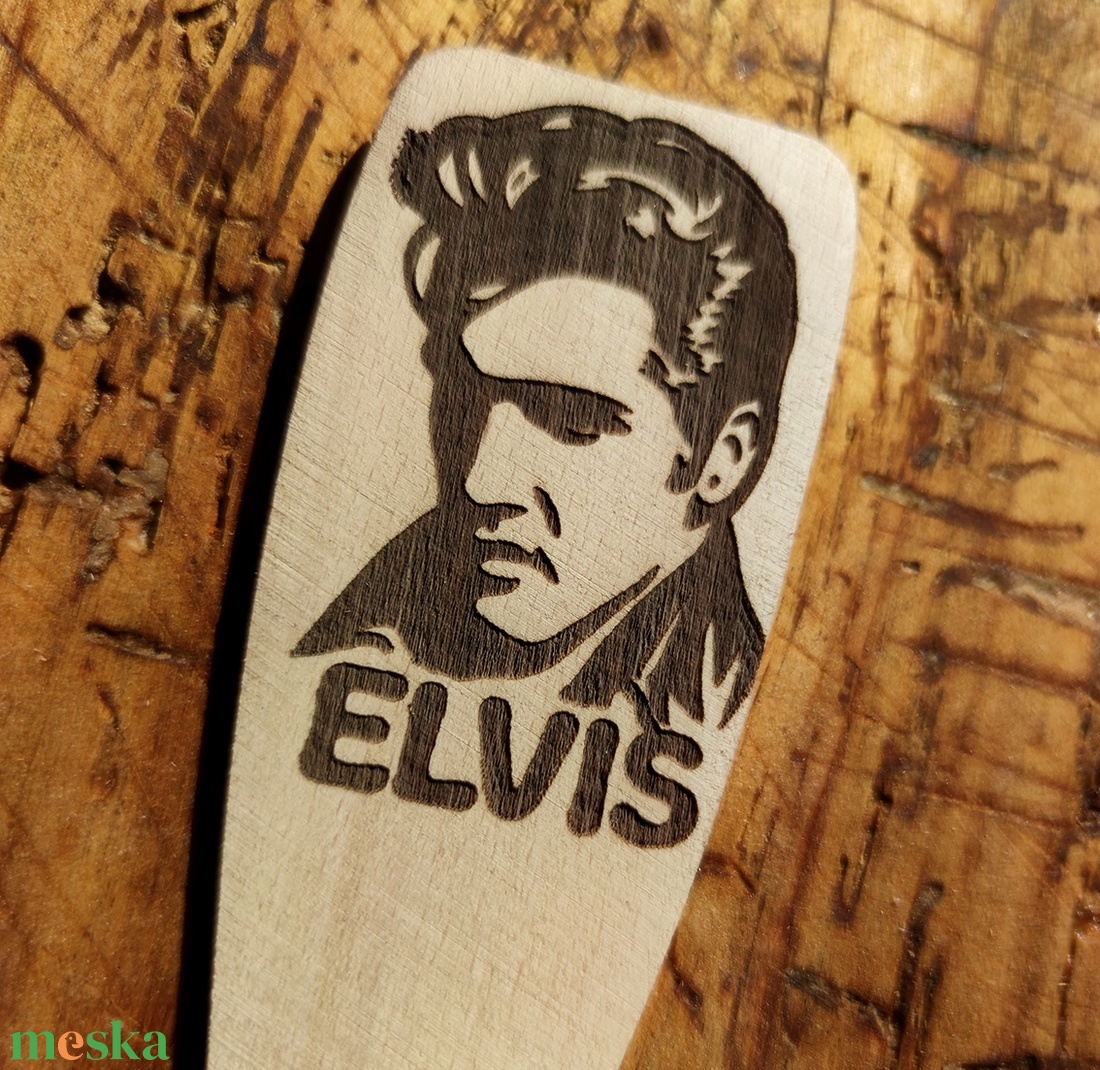 ÚJDONSÁG! Elvis � Gravírozott spatula - fakanál - otthon & életmód - ház & kert - bográcsozás, grillezés - Meska.hu