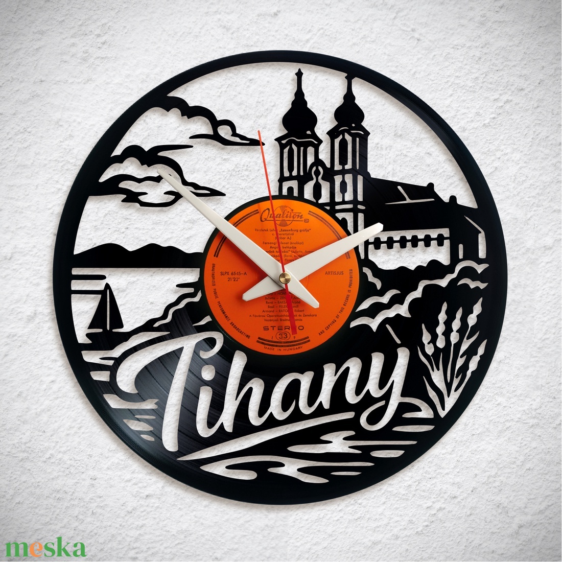 Tihany � Balaton � Nyár - Bakelit falióra - otthon & életmód - dekoráció - fali és függő dekoráció - falióra & óra - Meska.hu