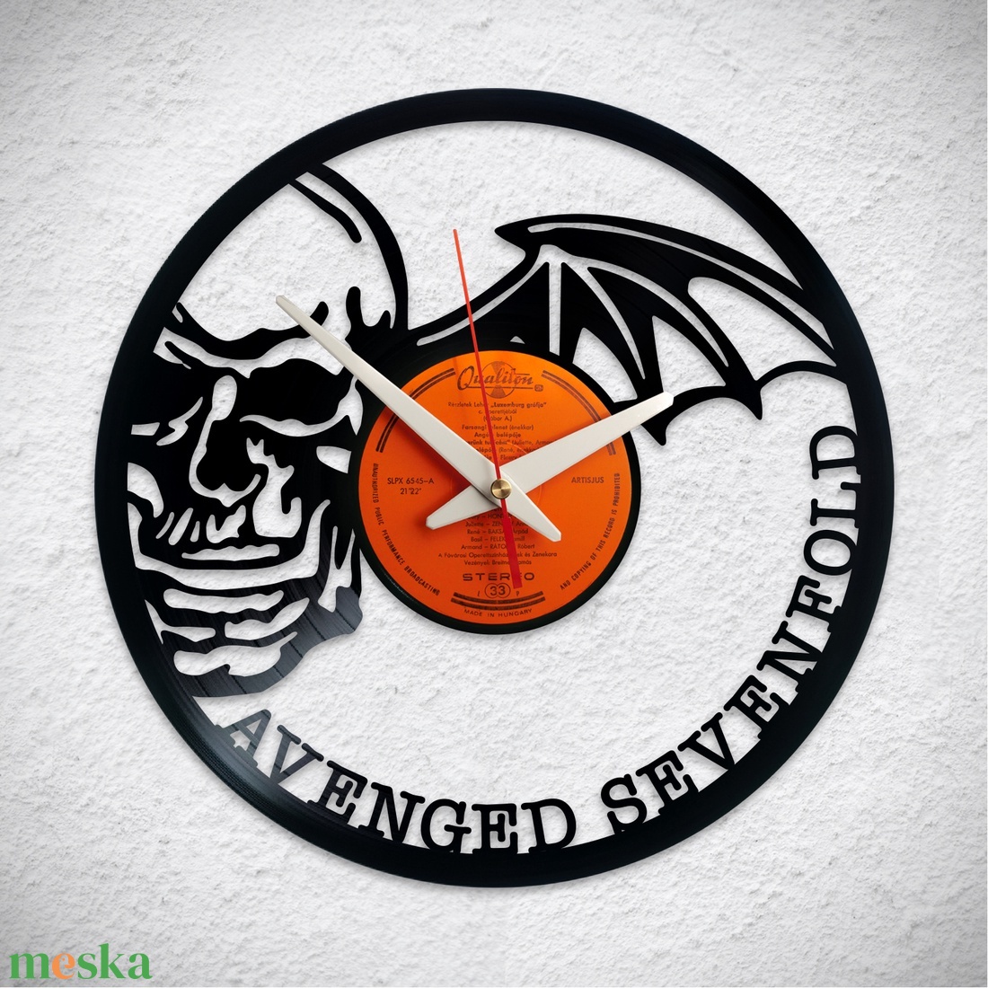 Avenged Sevenfold - kétféle - Bakelit falióra - otthon & életmód - dekoráció - fali és függő dekoráció - falióra & óra - Meska.hu
