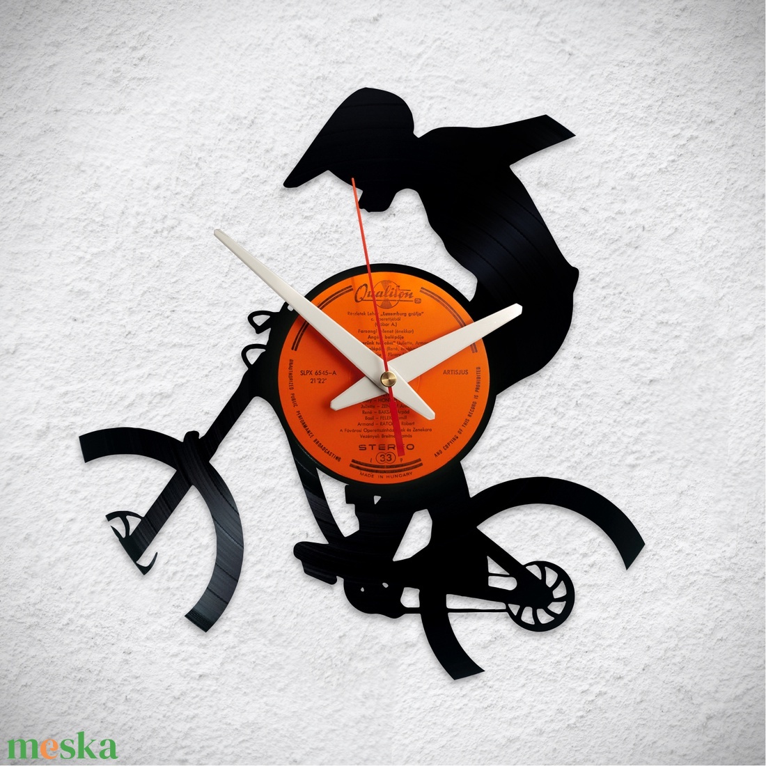 BMX - Bakelit falióra - otthon & életmód - dekoráció - fali és függő dekoráció - falióra & óra - Meska.hu