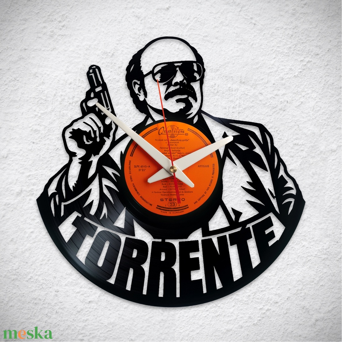 Torrente - Bakelit falióra - otthon & életmód - dekoráció - fali és függő dekoráció - falióra & óra - Meska.hu