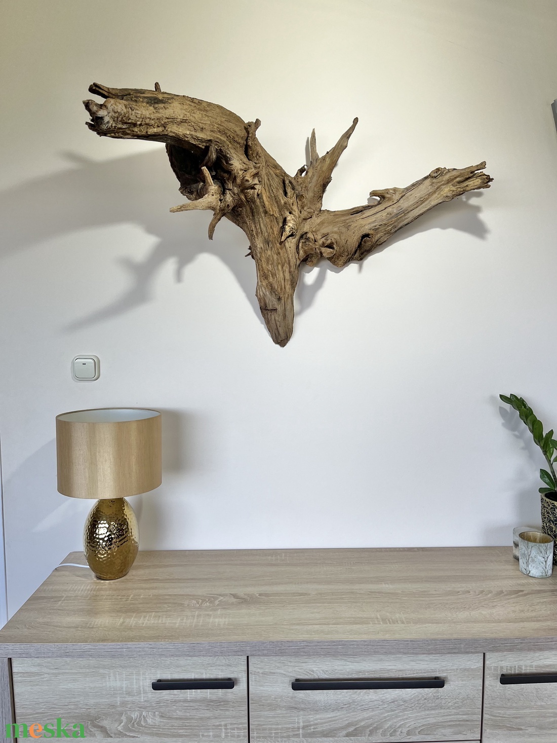 WallRootDeco I (100 x 70 cm, 11 kg) - otthon & életmód - dekoráció - fali és függő dekoráció - falra akasztható dekor - Meska.hu