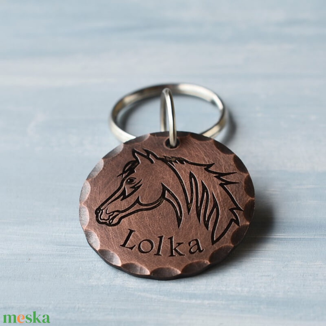 Ló kutyabiléta (vörösréz) - otthon & életmód - kisállatoknak - kutyáknak - kutya biléta - Meska.hu Ló kutyabiléta (vörösréz) - otthon & életmód - kisállatoknak - kutyáknak - kutya biléta - Meska.hu