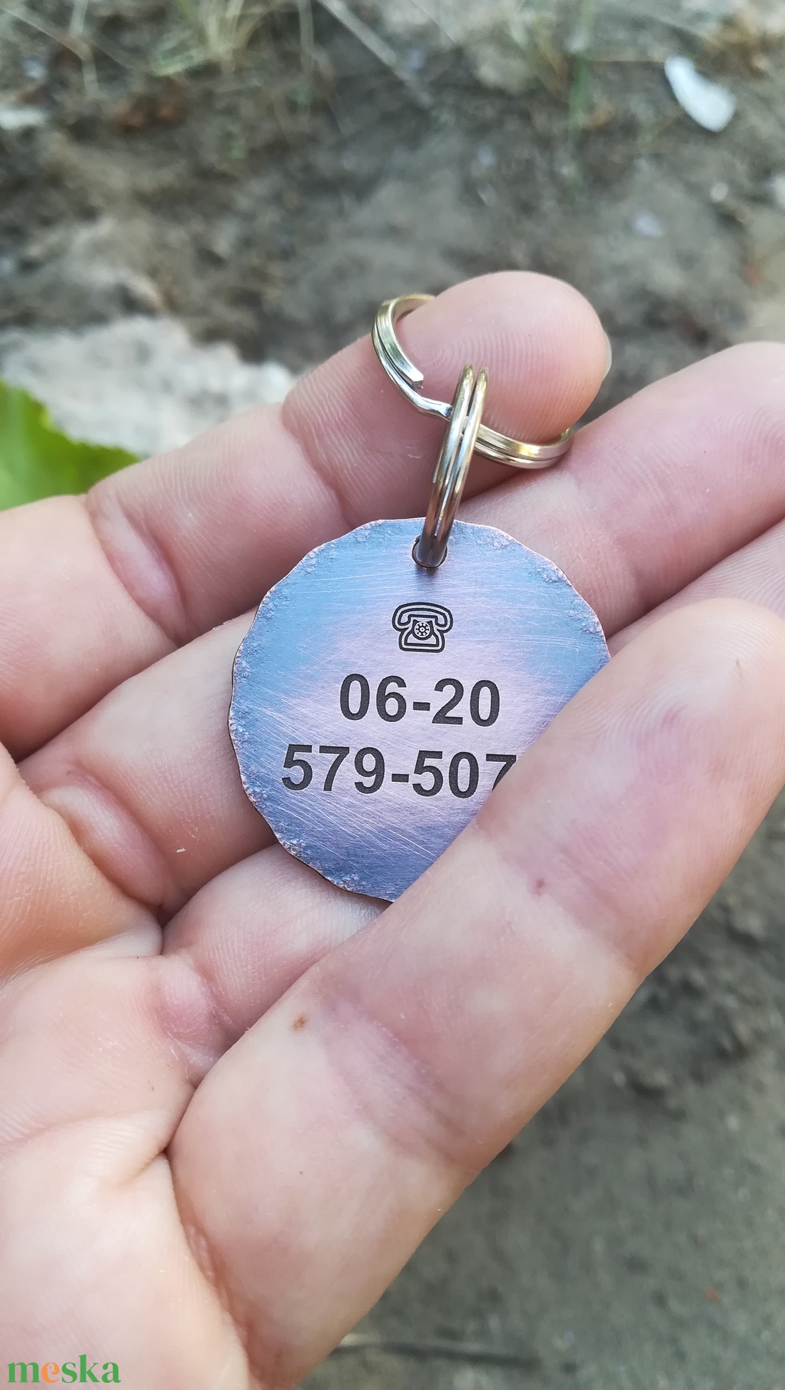 Westie kutyabiléta (vörösréz) - otthon & életmód - kisállatoknak - kutyáknak - kutya biléta - Meska.hu