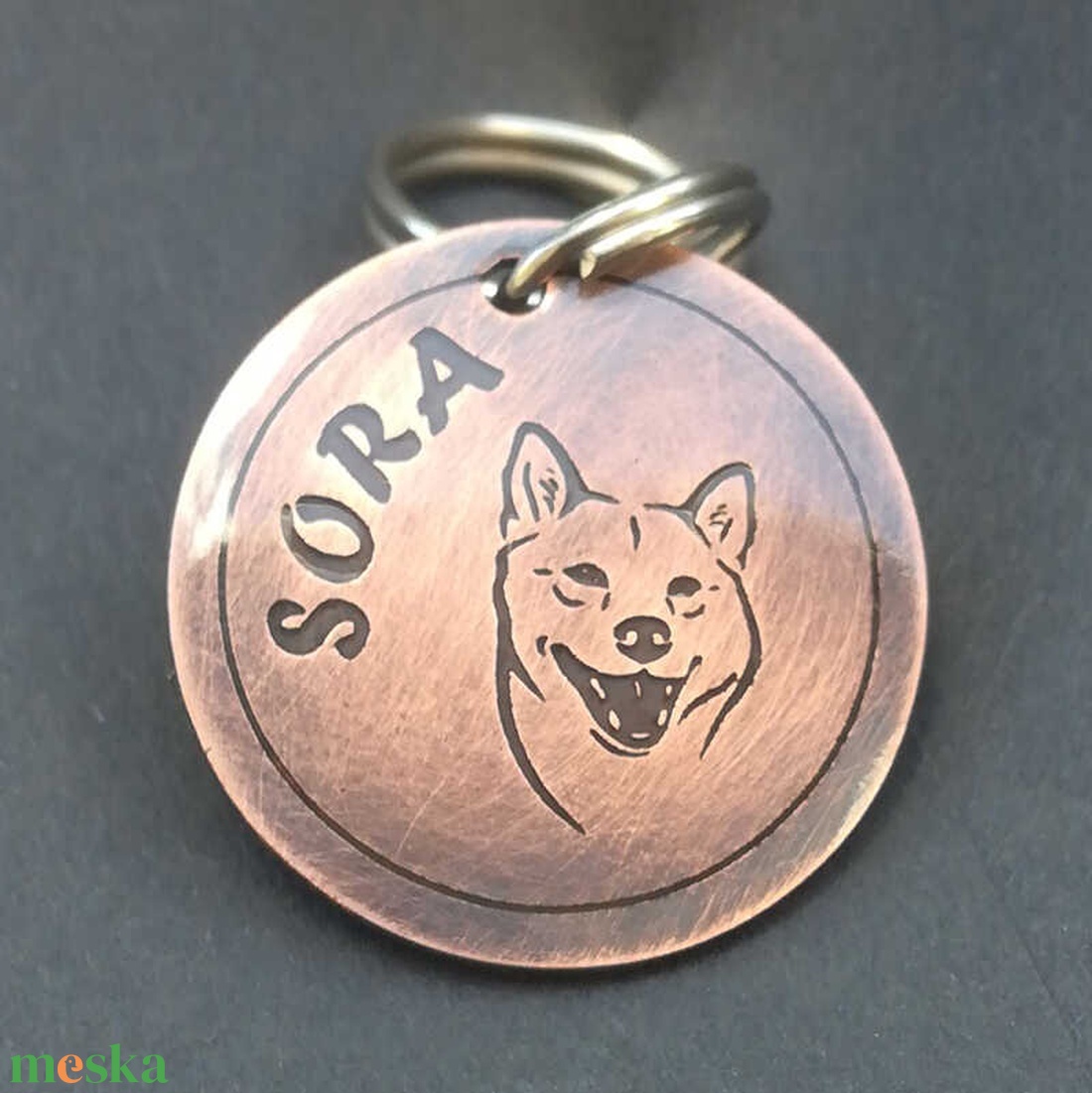 Shibainu kutyabiléta (vörösréz) - otthon & életmód - kisállatoknak - kutyáknak - kutya biléta - Meska.hu Shibainu kutyabiléta (vörösréz) - otthon & életmód - kisállatoknak - kutyáknak - kutya biléta - Meska.hu
