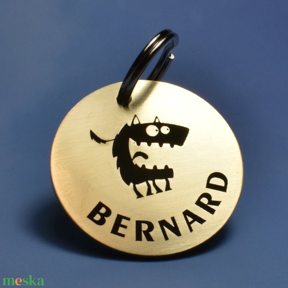 Ordas 2 kutyabiléta (sárgaréz) - otthon & életmód - kisállatoknak - kutyáknak - kutya biléta - Meska.hu