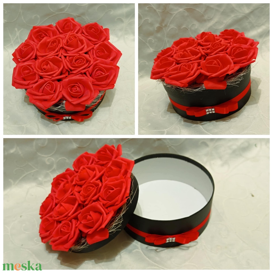 Rózsabox - otthon & életmód - dekoráció - virágdísz és tartó - virágbox, virágdoboz - Meska.hu