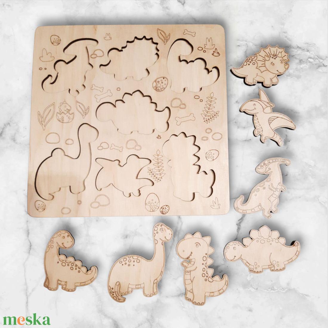 Dinós kirakó fából. - játék & sport - puzzle - kirakó, kocka kirakó - Meska.hu Dinós kirakó fából. - játék & sport - puzzle - kirakó, kocka kirakó - Meska.hu