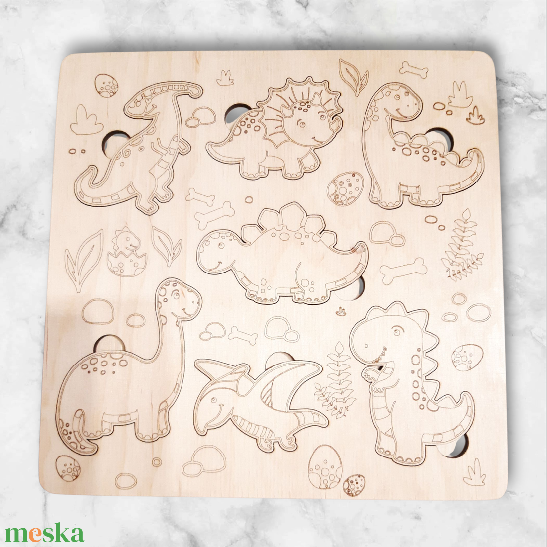 Dinós kirakó fából. - játék & sport - puzzle - kirakó, kocka kirakó - Meska.hu Dinós kirakó fából. - játék & sport - puzzle - kirakó, kocka kirakó - Meska.hu