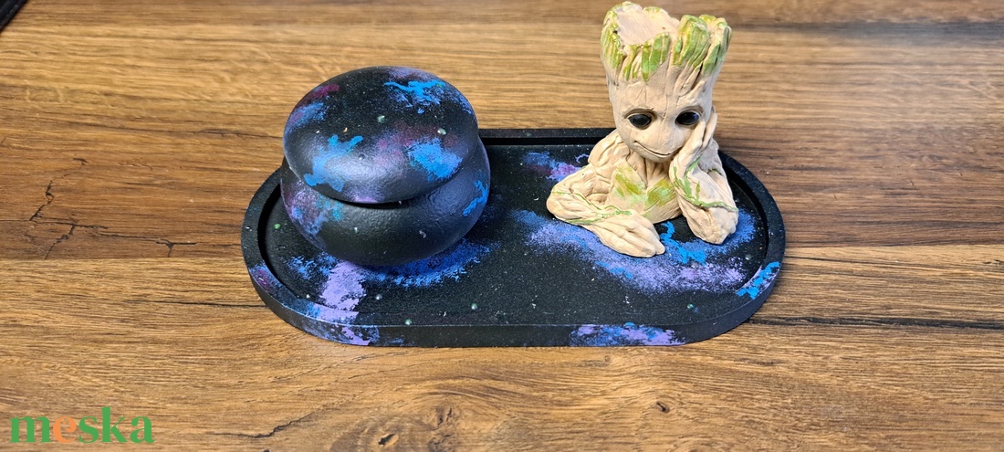 Galaxy Groot Tartó - otthon & életmód - gyertya, illat, aroma - gyertya - Meska.hu