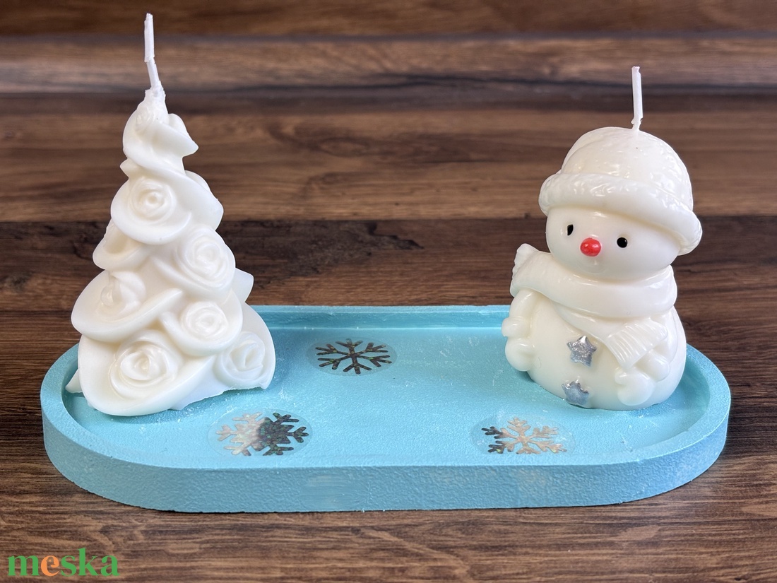 Hóvarázs - karácsony - karácsonyi lakásdekoráció - karácsonyi illatgyertya, mécses - Meska.hu