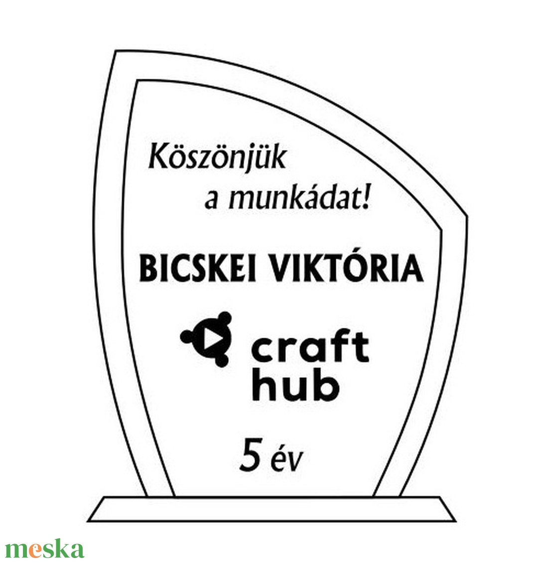 Marcell részére - céges emlékplakett - egyedi tervezéssel és kivitelezéssel - otthon & életmód - dekoráció - asztal és polc dekoráció - díszüveg - Meska.hu Marcell részére - céges emlékplakett - egyedi tervezéssel és kivitelezéssel - otthon & életmód - dekoráció - asztal és polc dekoráció - díszüveg - Meska.hu
