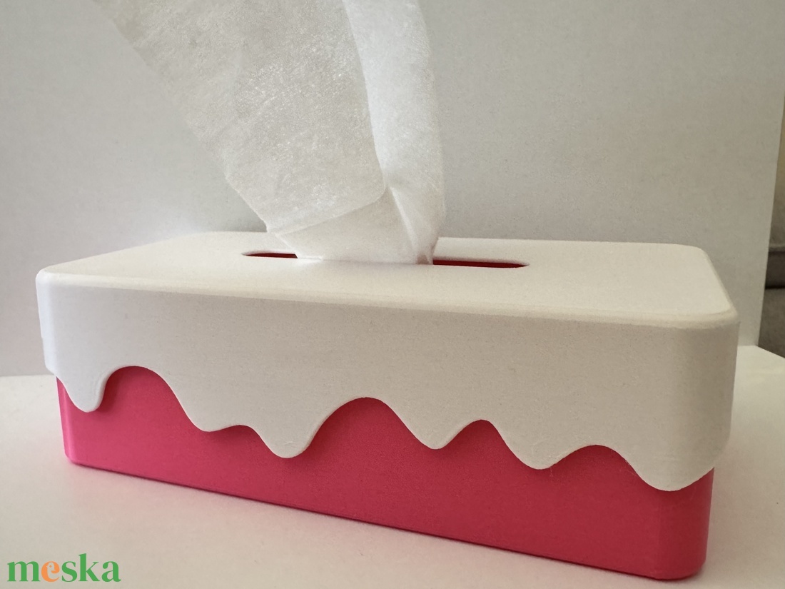 3D nyomtatott zsebkendő tartó Modern papírzsebkendő adagoló Lakásdekoráció - otthon & életmód - tárolás & rendszerezés - íróasztali tároló - Meska.hu