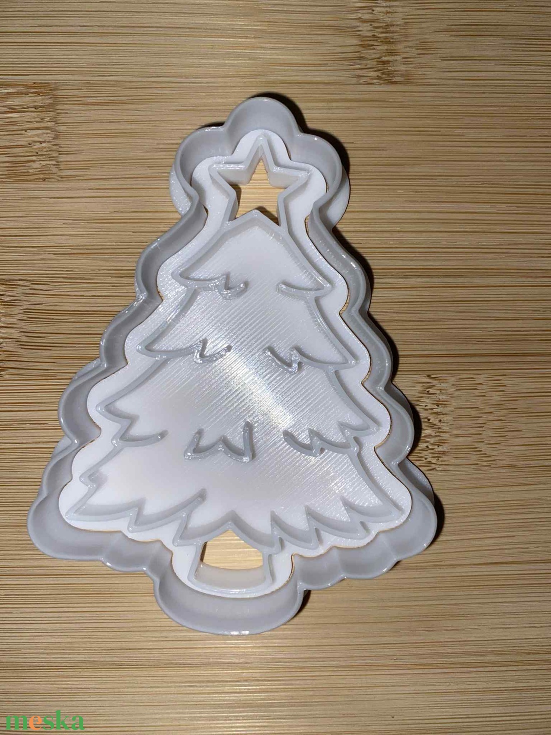 Karácsonyfa sütikiszúró  - otthon & életmód - konyhafelszerelés, tálalás - sütés, főzés - sütikiszúró - Meska.hu