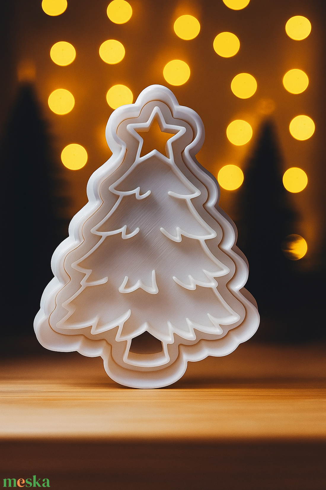 Karácsonyfa sütikiszúró  - otthon & életmód - konyhafelszerelés, tálalás - sütés, főzés - sütikiszúró - Meska.hu