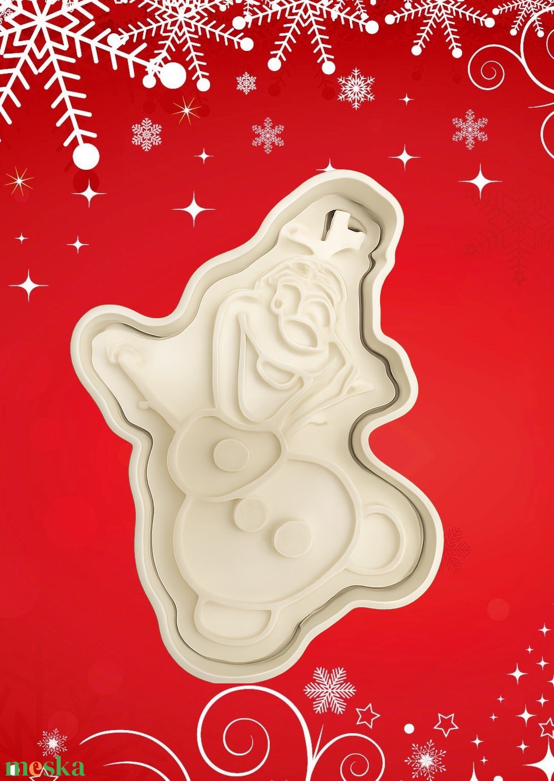 Olaf jégvarázs sütikiszúró - otthon & életmód - konyhafelszerelés, tálalás - sütés, főzés - sütikiszúró - Meska.hu