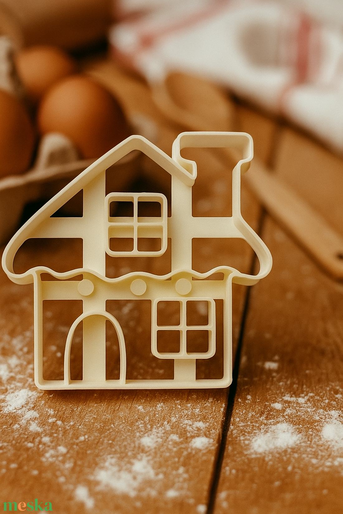 Mézeskalács ház sütikiszúró - otthon & életmód - konyhafelszerelés, tálalás - sütés, főzés - sütikiszúró - Meska.hu