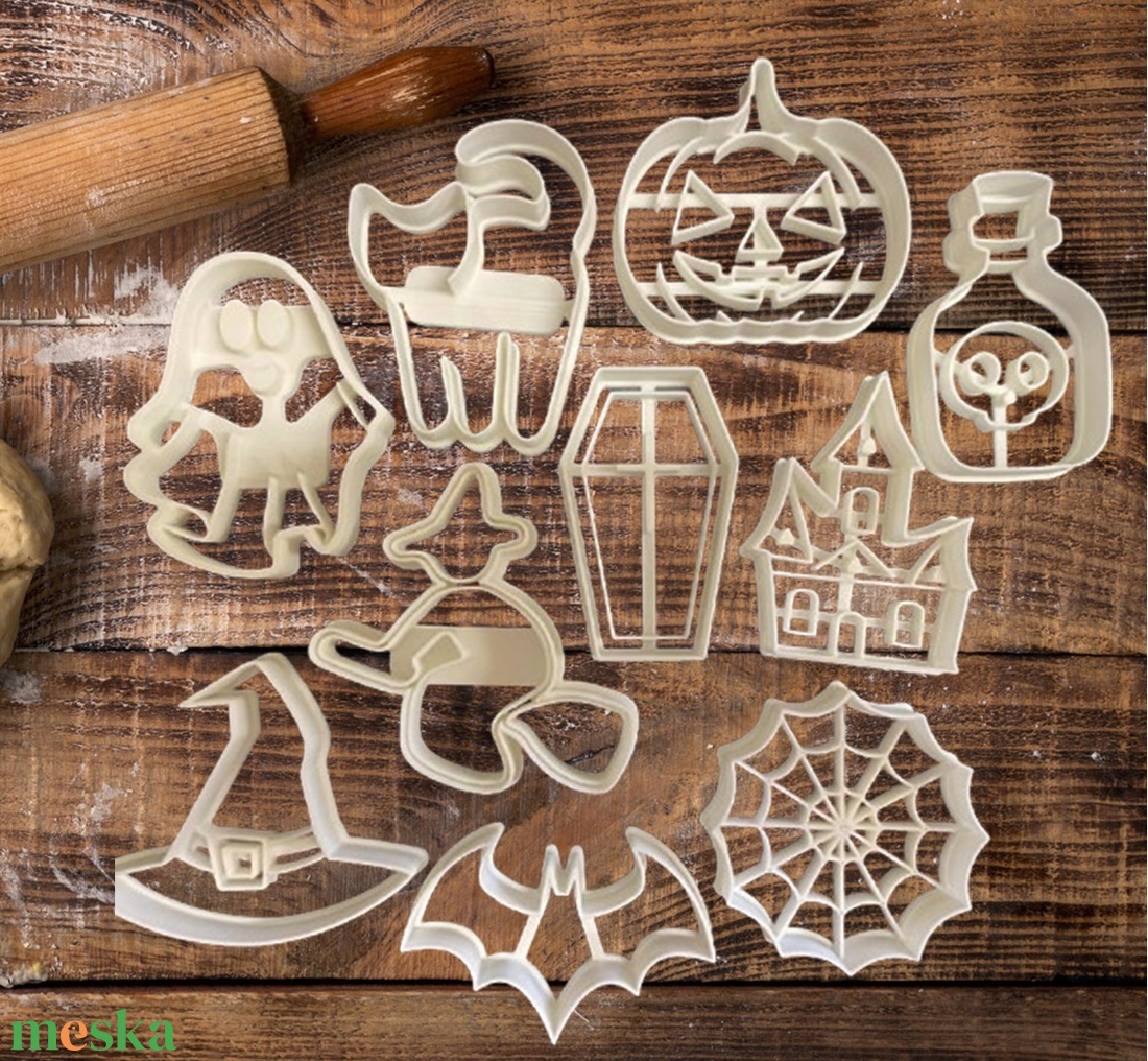 Halloween sütikiszúró szett - otthon & életmód - konyhafelszerelés, tálalás - sütés, főzés - sütikiszúró - Meska.hu