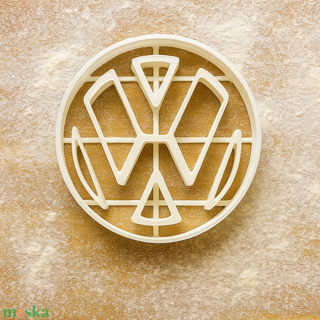 Volkswagen logo embléma sütikiszúró - otthon & életmód - konyhafelszerelés, tálalás - sütés, főzés - sütikiszúró - Meska.hu