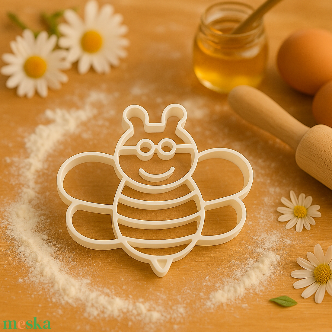 Méhecske sütikiszúró - otthon & életmód - konyhafelszerelés, tálalás - sütés, főzés - sütikiszúró - Meska.hu