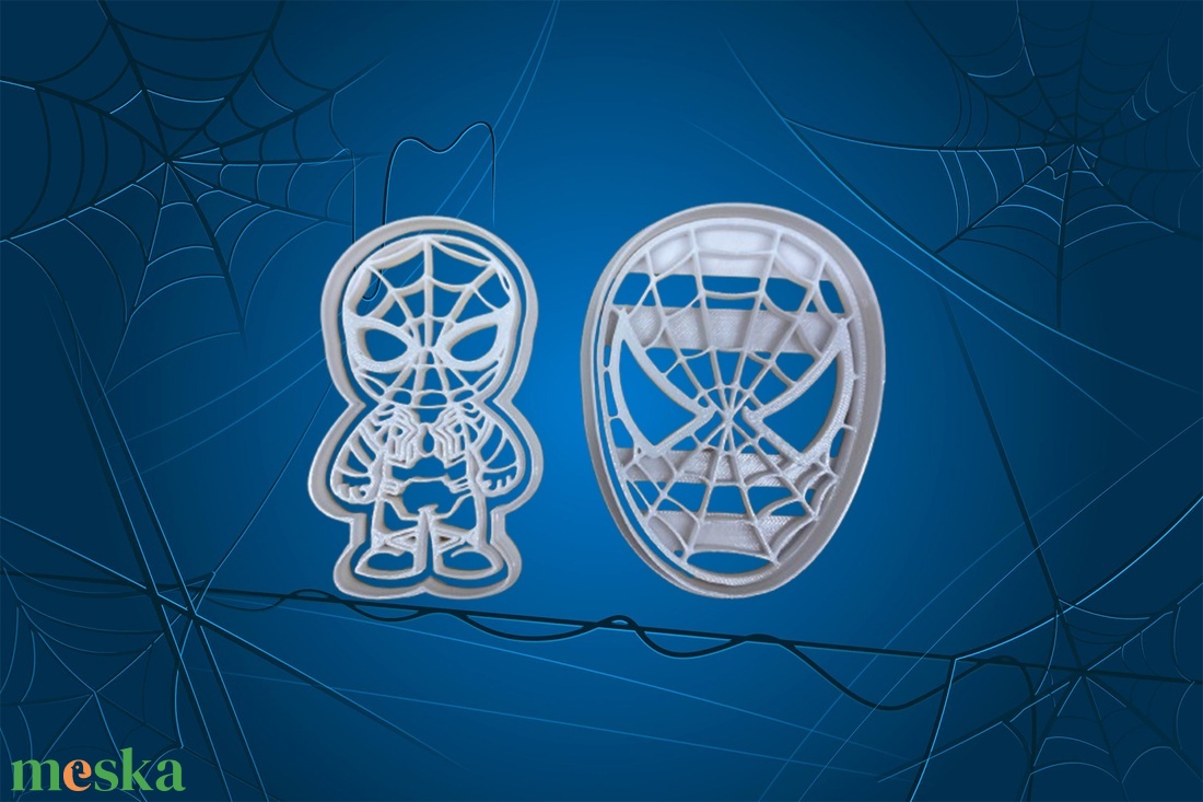 Pókember sütikiszúró szett - otthon & életmód - konyhafelszerelés, tálalás - sütés, főzés - sütikiszúró - Meska.hu