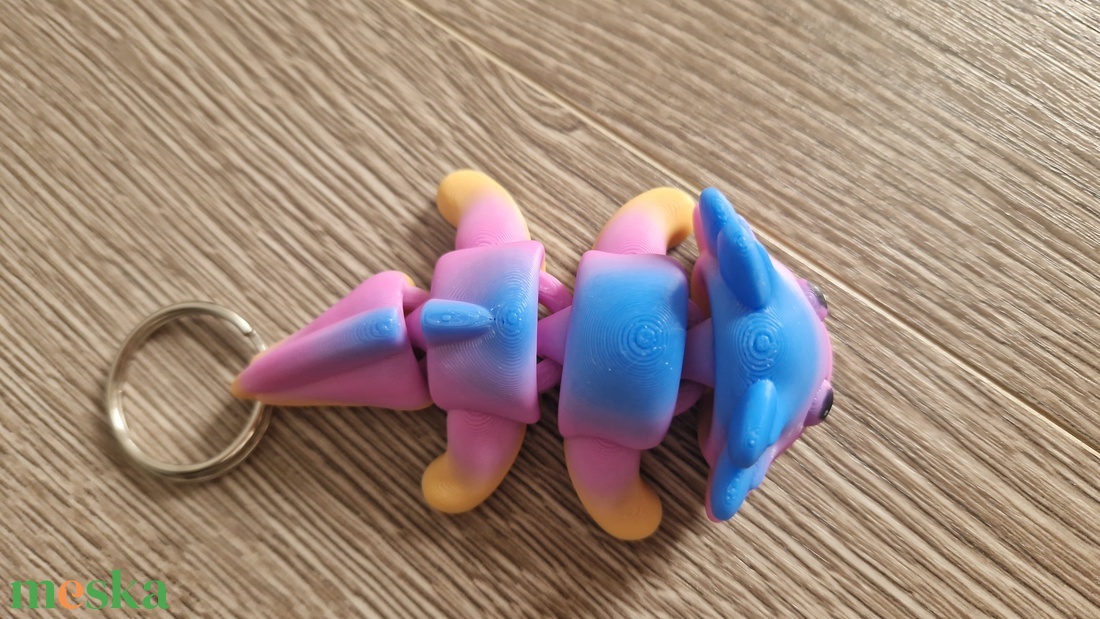 3D Axolotl kulcstartó - táska & tok - kulcstartó & táskadísz - kulcstartó - Meska.hu