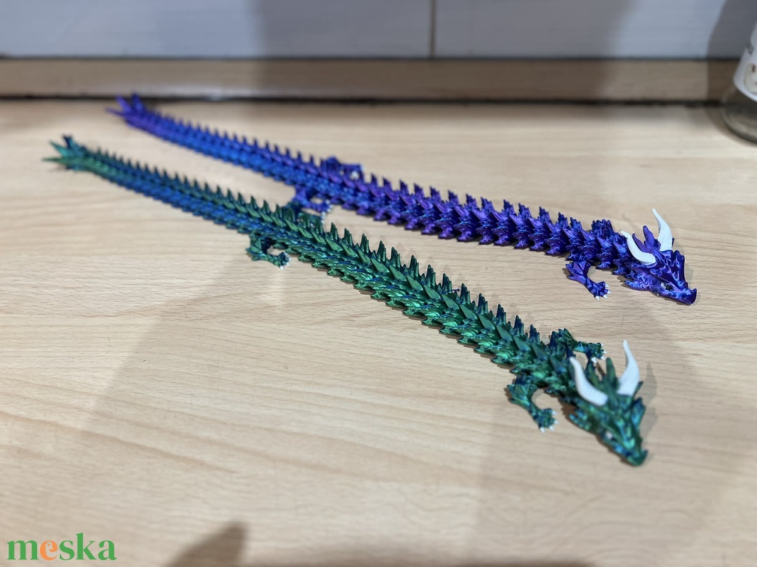 46 cm-es 3D nyomtatott sárkány � több színben rendelhető - otthon & életmód - dekoráció - dísztárgy - Meska.hu