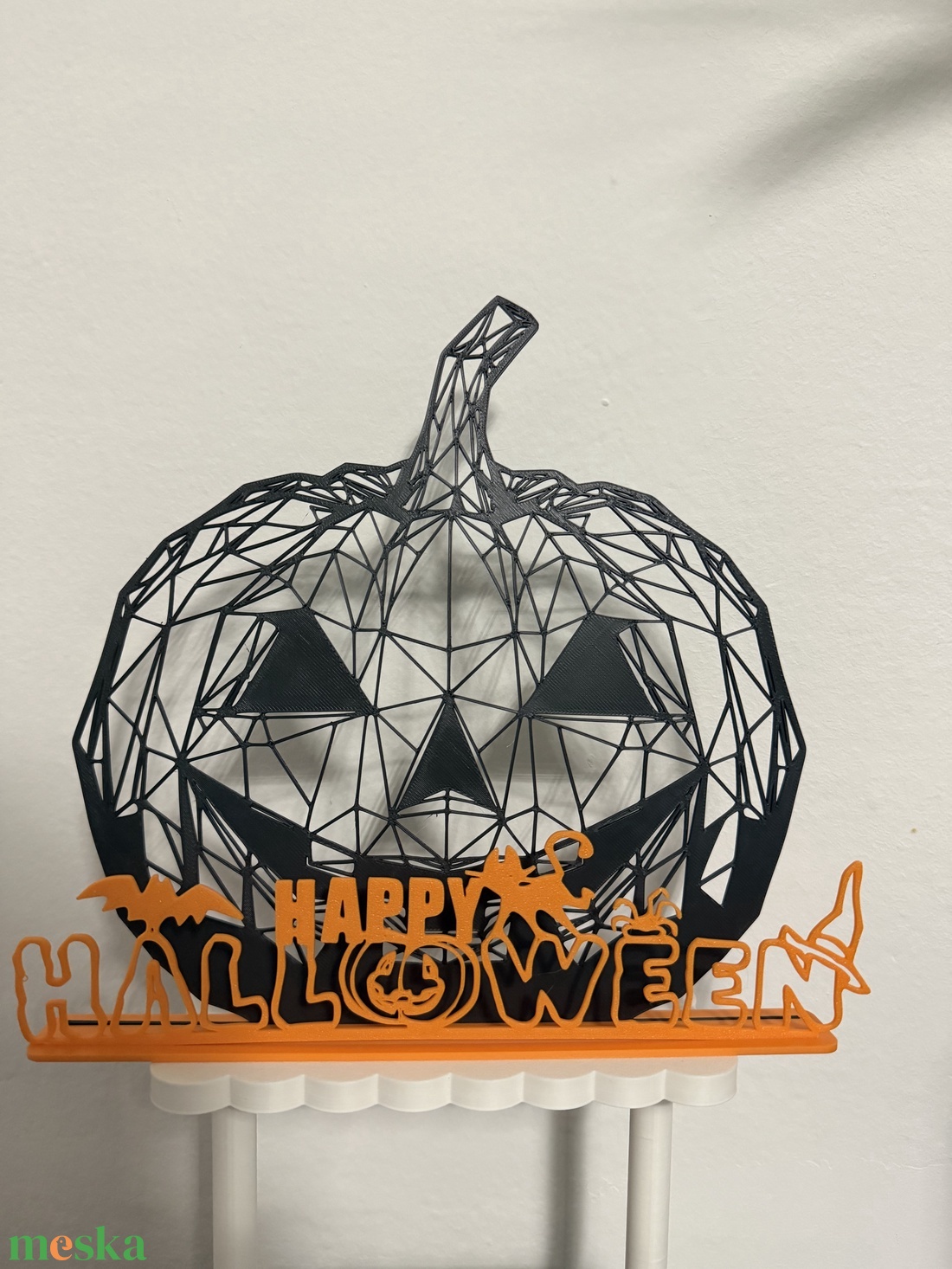 Geometrikus halloween-i dísz - otthon & életmód - dekoráció - halloween - halloweeni dekoráció - Meska.hu